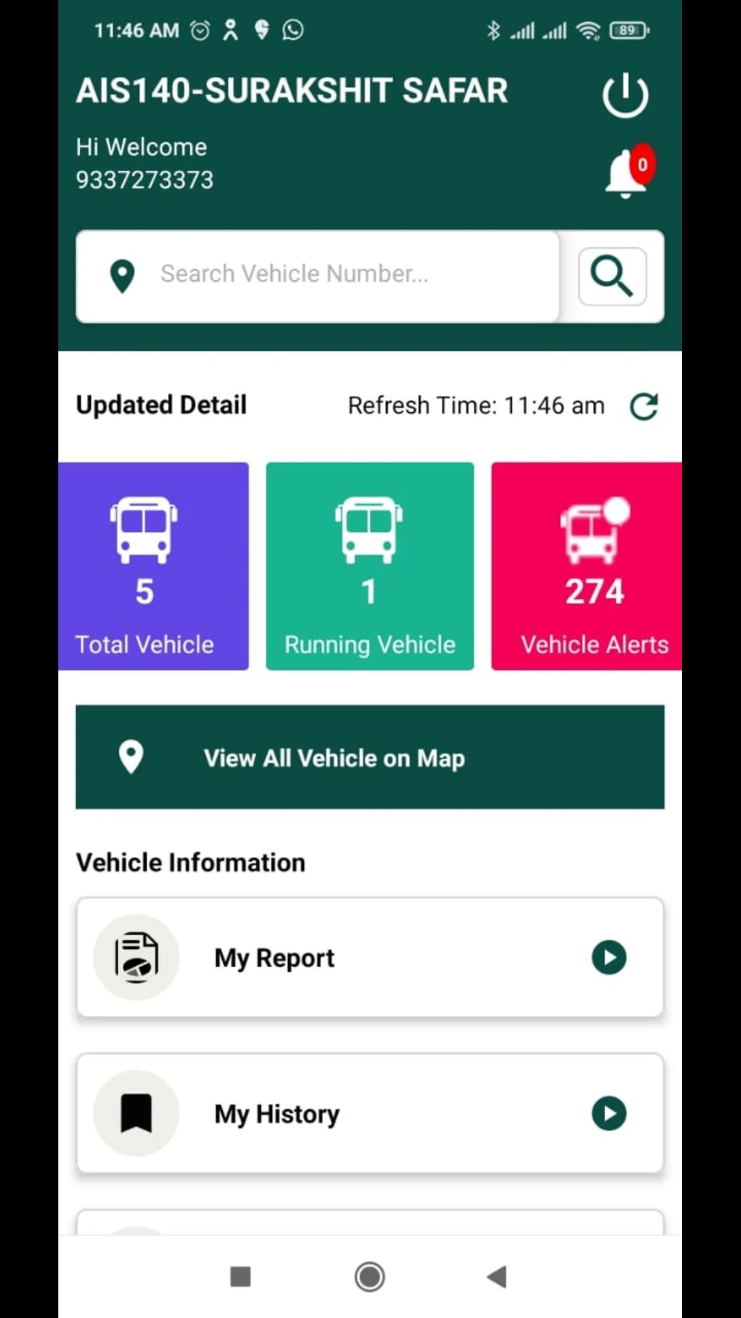 AIS140-SurakshitSafar screenshot